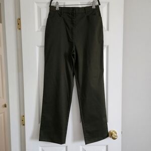 Tabi Army Green Stretch Trousers Size US 8